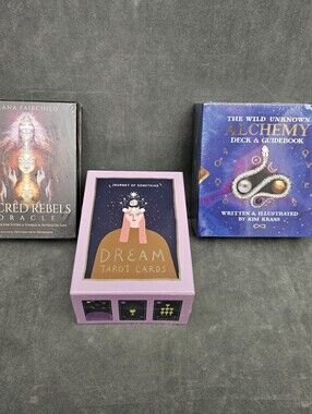 Lot of 3 Decks - Tarot Oracle Divine Guidance Cards Collection SEALED B1-65